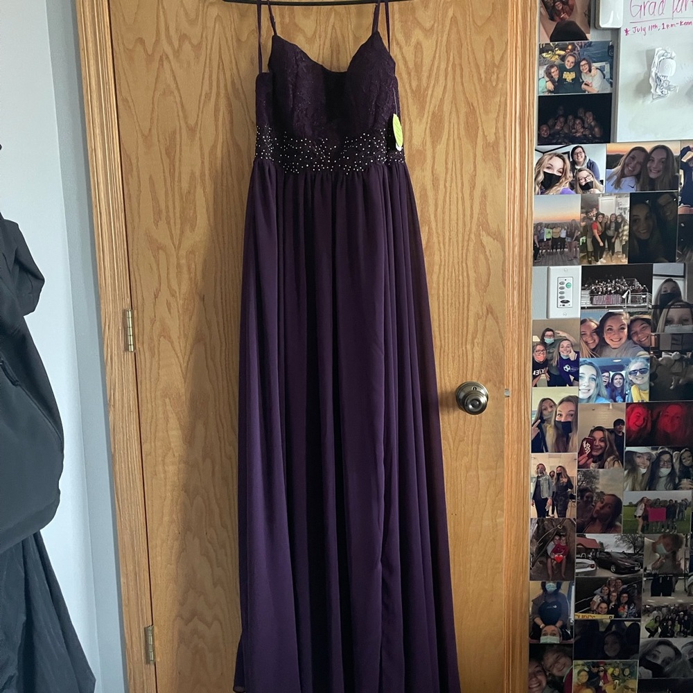 size 9 purple prom/formal dress